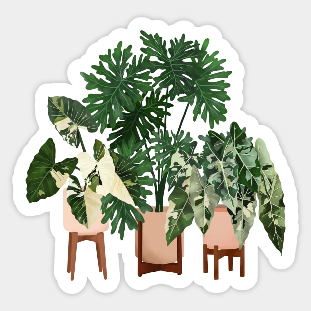 Potted Plants 10 Sticker by Gush Art Studio 1